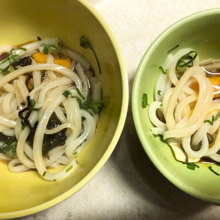 お手軽♡釜玉うどん〜塩昆布バター〜